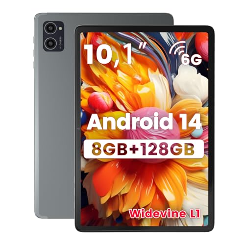 Azeyou Android Tablet 10 Inch, 8GB RAM+128GB ROM(1TB TF), Octa